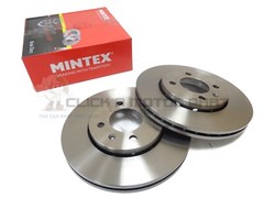 Mintex Front 2 Brake Discs Set New For Volkswagen UP! 1.0 & Electric 2012-2022