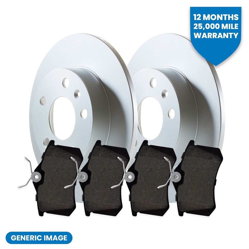 Front Brake Discs & Pads Fits Smart Fortwo City-Coupe Cabrio Crossblade Roadster