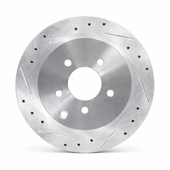 12.13″ Rear Drilled Brake Rotors for INFINITI QX70 2014-2017 M35h 2013