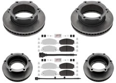 Coated Disc Brake Rotors Pad fits Hino 195 2012 2013 2015 2016 2017 2018 2020