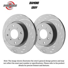 SP Performance Disc Brake Rotor Set Front For 1975 Oldsmobile Vista Cruiser