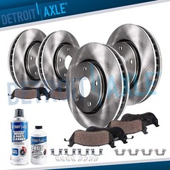10pc Front Rear Disc Brake Rotors and Ceramic Brake Pads Kit for Infiniti Q50