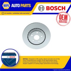 2x Brake Discs Pair Vented fits LEXUS NX200t 2.0 Front 14 to 17 8AR-FTS 328.3mm