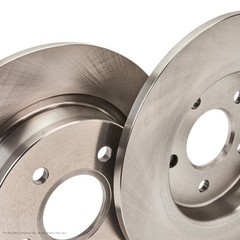 2x APEC Rear Brake Discs for FORD FOCUS II 2004-12 280mm Solid SDK6114
