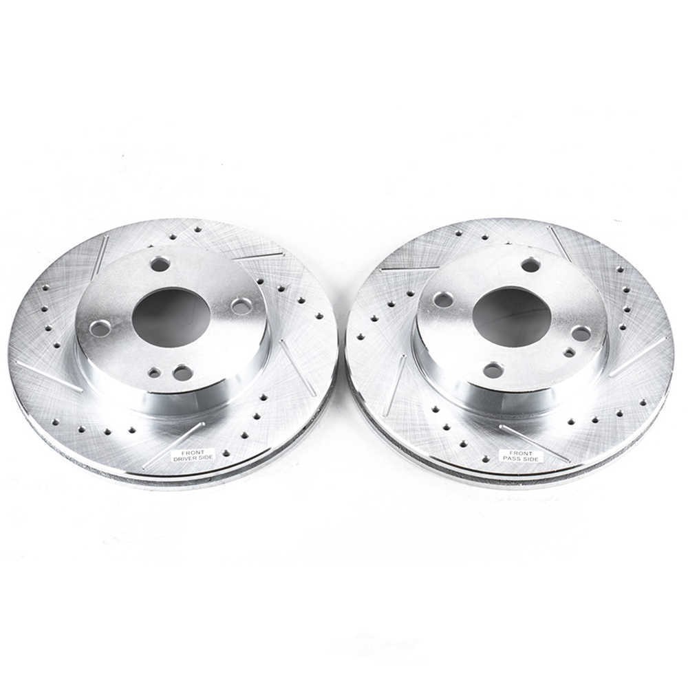 Disc Brake Rotor Set fits 1990-1993 Mazda Miata POWER STOP
