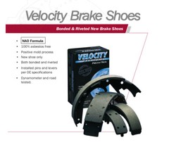 NB771 REAR Bonded Parking Brake Shoe Fits 01-05 Dodge Ram 3500