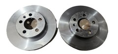 Front Brake Discs 2 Pieces Pair 256mm Diameter Vented By Eicher 104442619