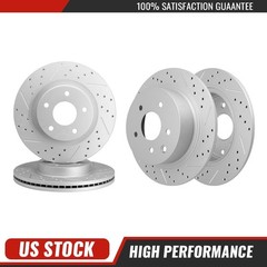 Front & Rear Disc Brake Rotors Kit for 2007-2013 Nissan Altima 2008 2009 2010