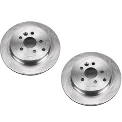 SET-P15EBR1094-2 Powerstop Brake Discs 2-Wheel Set Rear AWD for Land Rover LR2