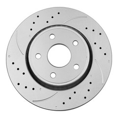 Front Drilled Rotors Pads for 2011-2020 Jeep Grand Cherokee Dodge Durango 330mm