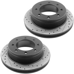 Rear Brake Rotors & Brake Pads Fits Chevrolet Suburban 2500 2000 2001 2002-2013