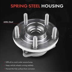 Front & Rear Drilled Brake Rotor & Pads + Hub Bearing for Chrysler Sebring Dodge