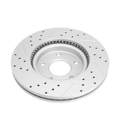 2Pcs Front Drilled Brake Disc Rotors Set For 2007 2008 2009 – 2023 Nissan Altima