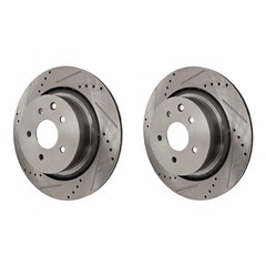 Rear Brake Disc Rotors Coupe for INFINITI Q60 G37 G35 2007-2008