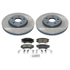 DuraGo Front Rotors Bosch QuietCast Ceramic Disc Brake Pads Kit For Chevy Camaro