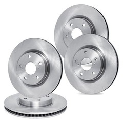 For Nissan 240SX 94-96 R1 Concepts Plain Front & Rear Brake Rotor Set