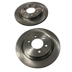 Rear Disc Brake Rotors Kit ML3Z2C026B Fit For Ford F-150 2021 Pickup Brake Parts