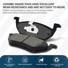 330mm Front and 334mm Rear Disc Rotors Brake Pads for Honda Pilot Acura MDX ZDX