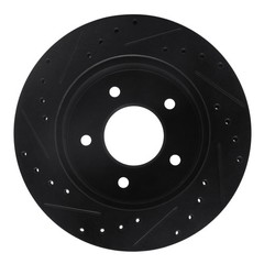 Dynamite Friction Front Passenger Side Disc Brake Rotor for +More (633-48019R)