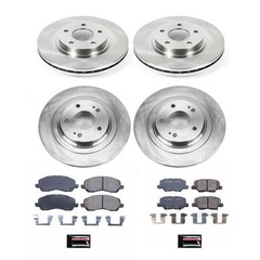 Power Stop KOE6796 Autospecialty By Power Stop 1-Click Daily Driver Brake Kits F