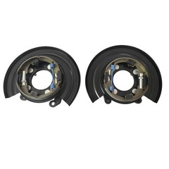 Pair Rear LH&RH Loaded Brake Backing Plate For 2005-2011 Ford F-250 F-350 F-450