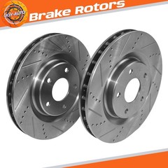 2Pcs 325mm Front Drilled Brake Rotor for Cadillac XLR 2005-2007 Chevy Corvette