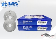 FRONT AND REAR BRAKE ROTOR SET GEOMET COATED D&S FOR HONDA PILOT MDX 2001-2008