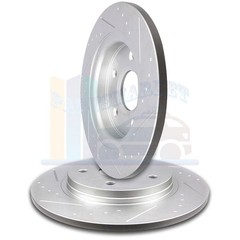 2X Rear Discs Brake Rotors For 2009 2010-2012 Volkswagen Routan G3000 Casting