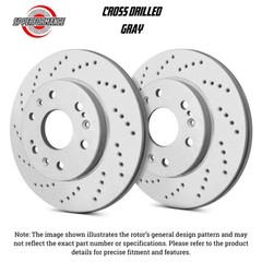 SP Performance Disc Brake Rotor Set Front For 1978 Pontiac Grand Am