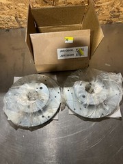 Power Stop Pair of Disc Brake Rotor Rear Drilled Slotted Brake Rotor