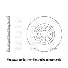 Apec Red Vented Brake Disc – DSK3654 – Fits BMW Front Left – OE Quality