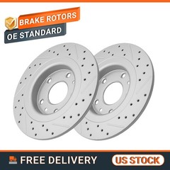 Rear Drilled Brake Rotors for Mazda CX-3 2016-2018