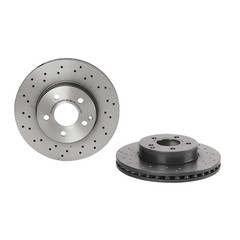 2PCS Front Brake Rotors For 2008-2012 Mercedes-Benz C300