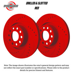 SP Performance Disc Brake Rotor Set Rear For 1996-1999 Subaru Legacy