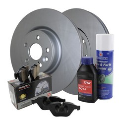 Front Brake Kit 336mm Rotors Akebono Ceramic Pads For Volvo S60 S80 V60 V70 XC70