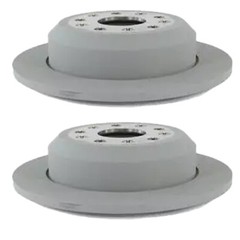 Genuine OEM Mopar Set 2 Rear Solid Disc Brake Rotors 328mm For Wrangler Code-BRY