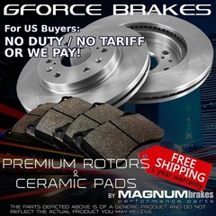 Front Premium Rotors & Ceramic Pads for 2021-2024 Suburban Heavy Duty Brakes