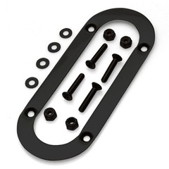 Emergency Brake Black Boot w/ Black Trim Ring for Lokar or Universal eBrake Kits
