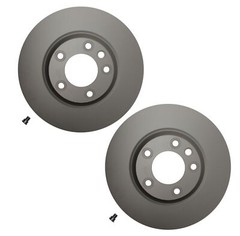 For Audi Q7 Volkswagen Touareg Pair Set of 2 Front Disc Brake Rotors Pagid