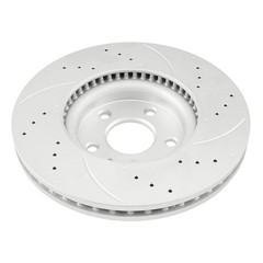 2x 300mm Front Drilled Slotted Brake Rotors For 2013-2020 Ford Fusion 54196