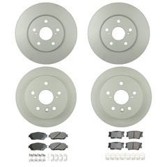 Bosch Front Rear Rotor Akebono ProACT Ceramic Brake Pad Kit for Avalon FWD GSX30