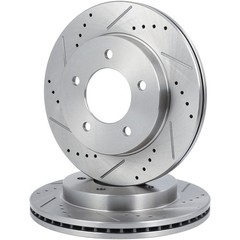 Drill Ventilated Fits Ford Lobo 1998 – 2003 4Wd 5 Lug 2X Brake Rotors Front
