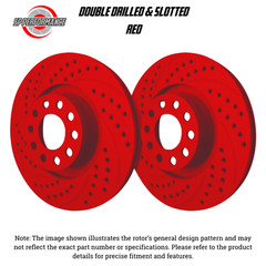 SP Performance Disc Brake Rotor Set Rear For 2008 Chevrolet Malibu
