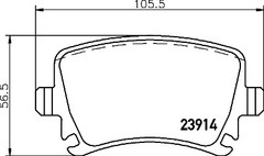 Skoda Octavia Mk2 2.0 TDi 05-11 Rear 2 Brake Discs & Mintex Pads (Check Size)