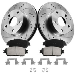 Front Brake Rotor & Ceramic Pad for 2005 – 2014 2015 Toyota Tacoma Truck 5LUGS