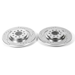PowerStop Rear Disc Brake Rotor Set for 2022 Jeep Cherokee