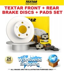 FRONT & REAR BRAKE DISCS with PADS for VW GOLF VI Variant 1.6 TDI 2009-2013