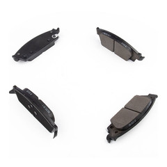 Rear Brake Rotors Ceramic Brake Pads Fits 2014-2019 Chevrolet Silverado 1500