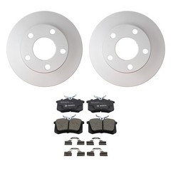 Hella Rear Rotor Bosch QuietCast Ceramic Disc Brake Pad Kit For A6 Quattro 99-01