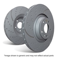 EBC GD1791 Sport Slotted Rear Rotors for 2010-2012 Mini Cooper